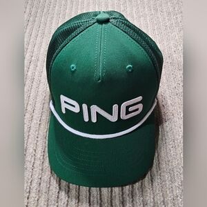 Limited Edition Ping Looper Hat Snapback Golf Green Rope Style Cap Flexfit 110